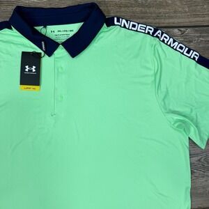 Under‎ Armour Golf Mens The Playoff 3.0 Striker Polo Green Size 3XL 1383153 NEW